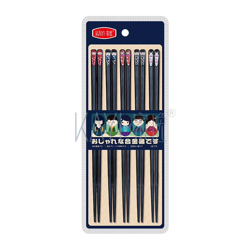 JY3188 日式分食筷 合金筷