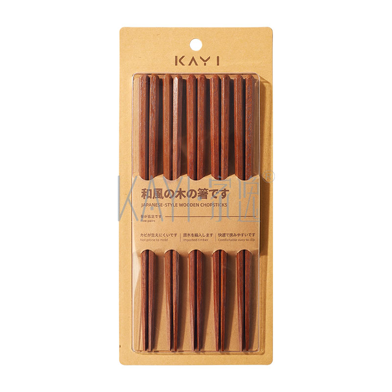 JY4361 日式六角木筷