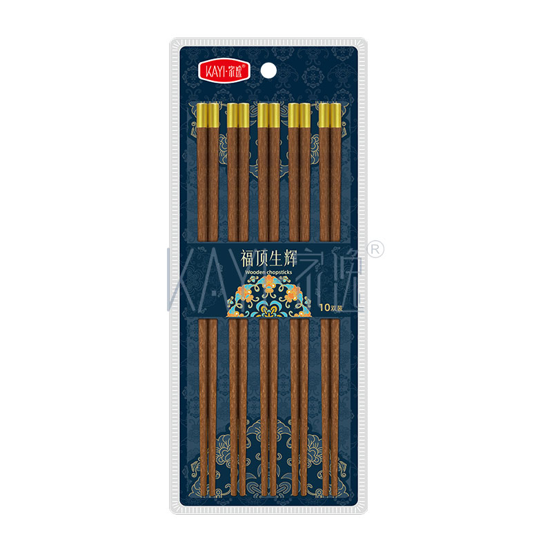 JY4334 工艺木筷（福顶生辉）
